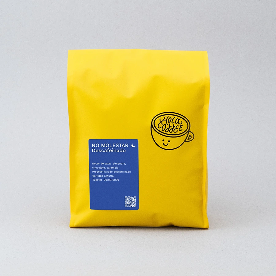 Cafe En Grano O Molido Descafeinado Colombia No Molestar Hola Coffee Ifdesign Store 002