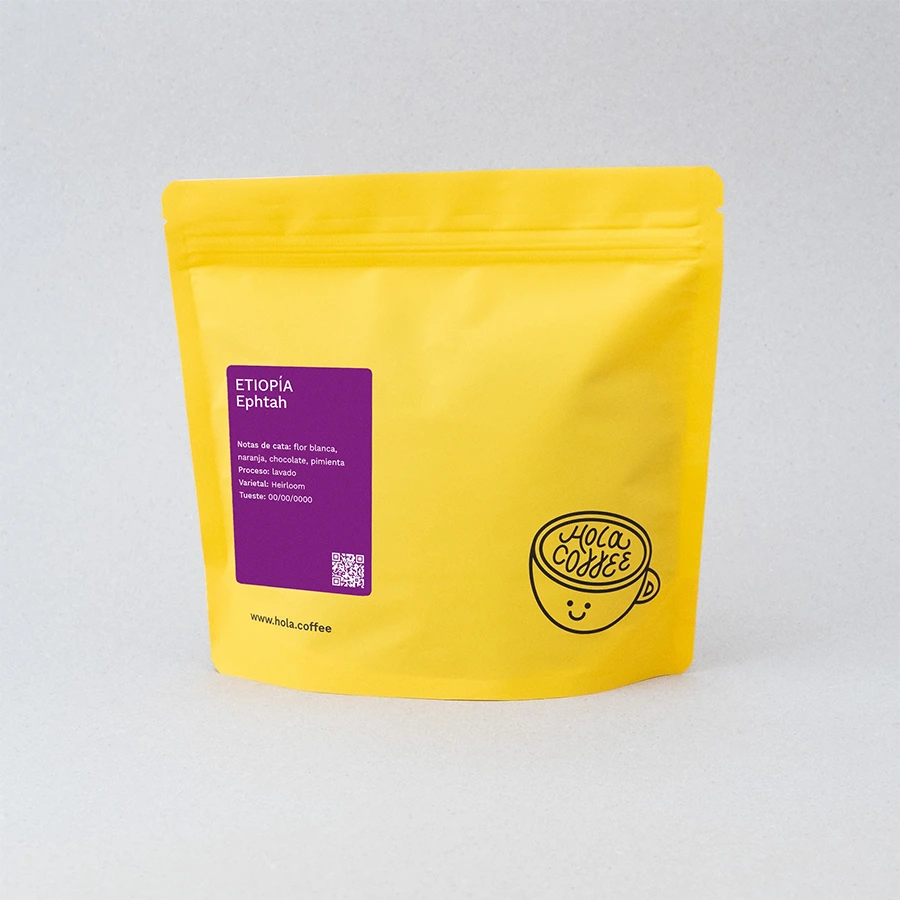 Cafe En Grano O Molido Etiopia Ephtah Hola Coffee Ifdesign Store 001