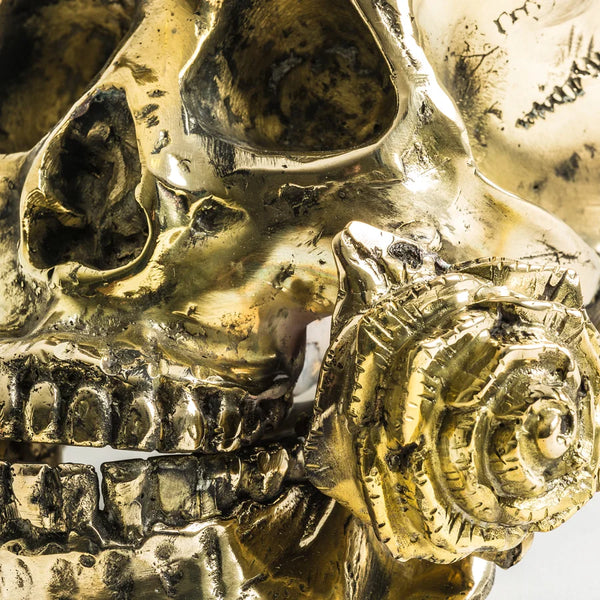 Figura Decorativa Calavera Corona