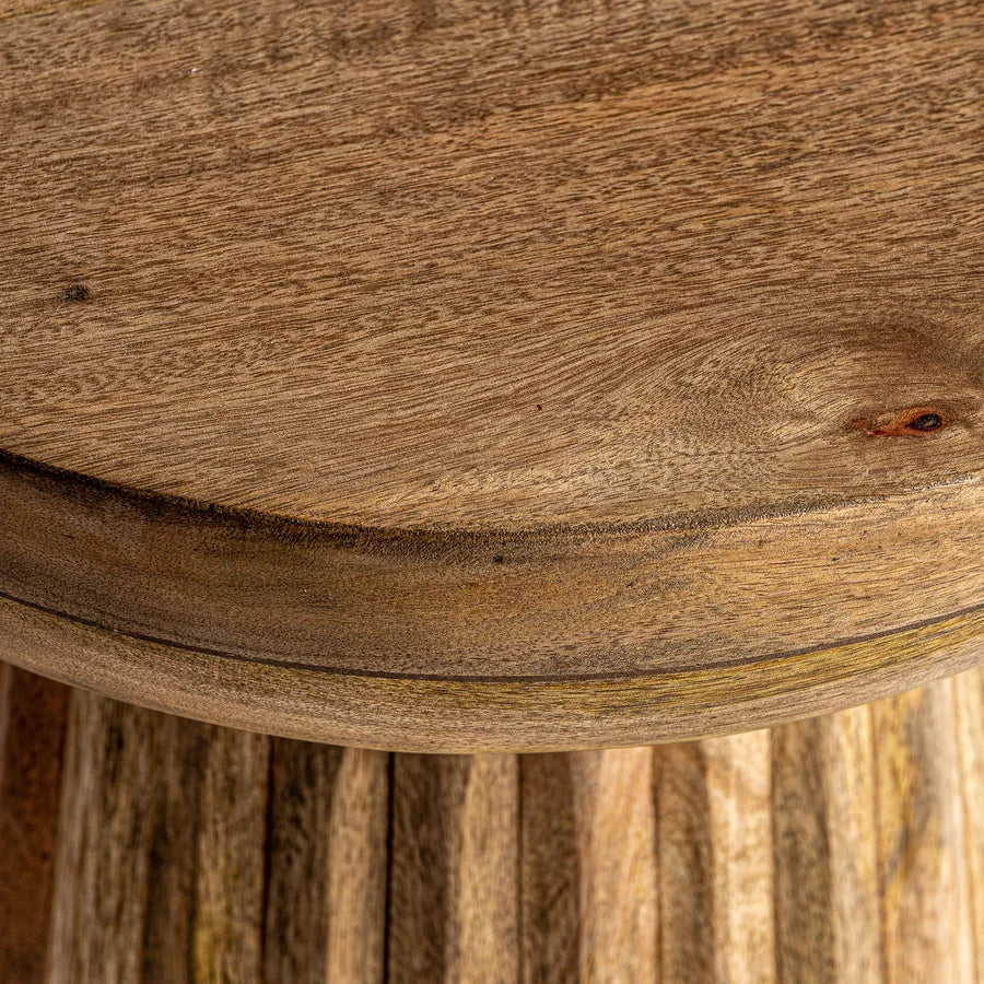 Mesa Auxiliar Plissé Wood 28591