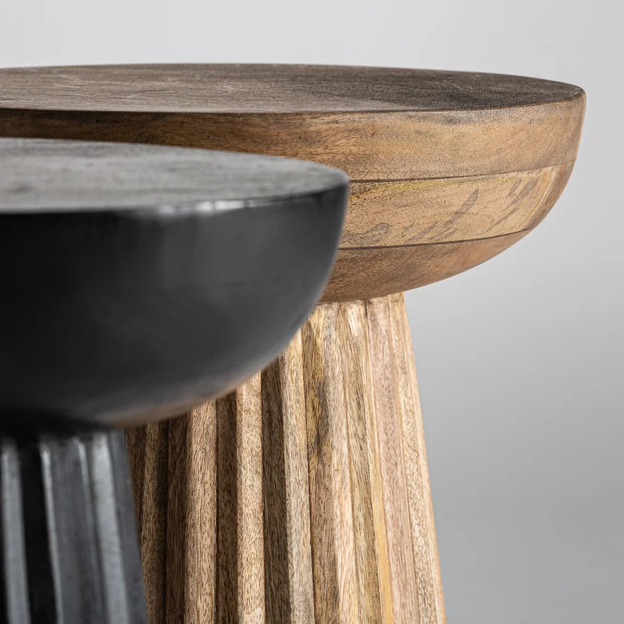 Mesa Auxiliar Plissé Wood 28591