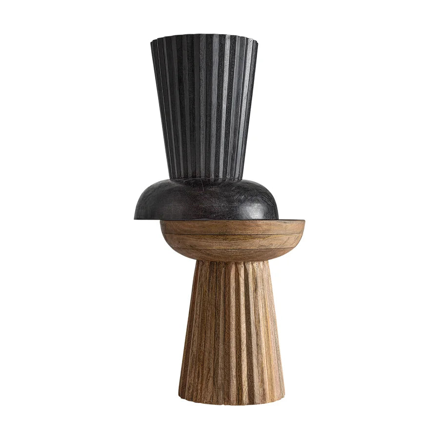Mesa Auxiliar Plissé Wood 28591