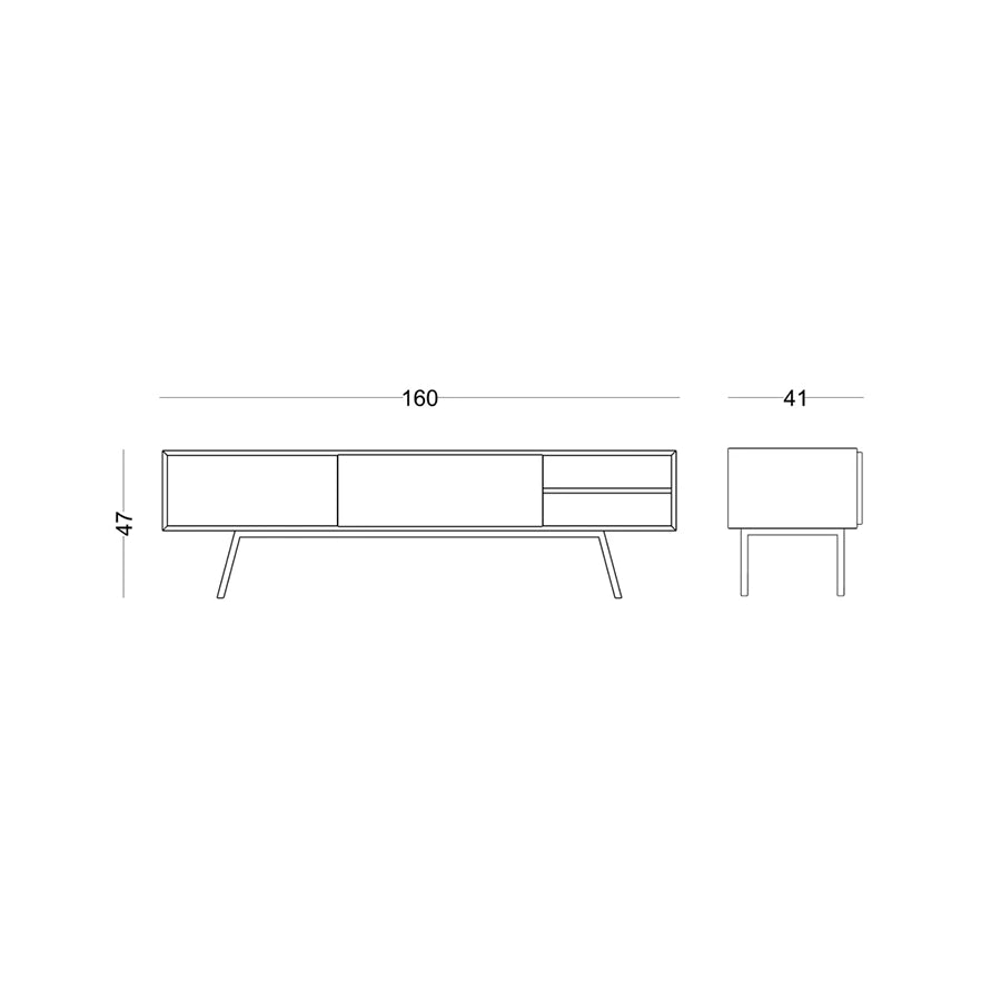 Mueble Tv Kuadrat Casual Solutions Ifdesign Store 005