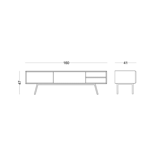 Mueble Tv Kuadrat Casual Solutions Ifdesign Store 005