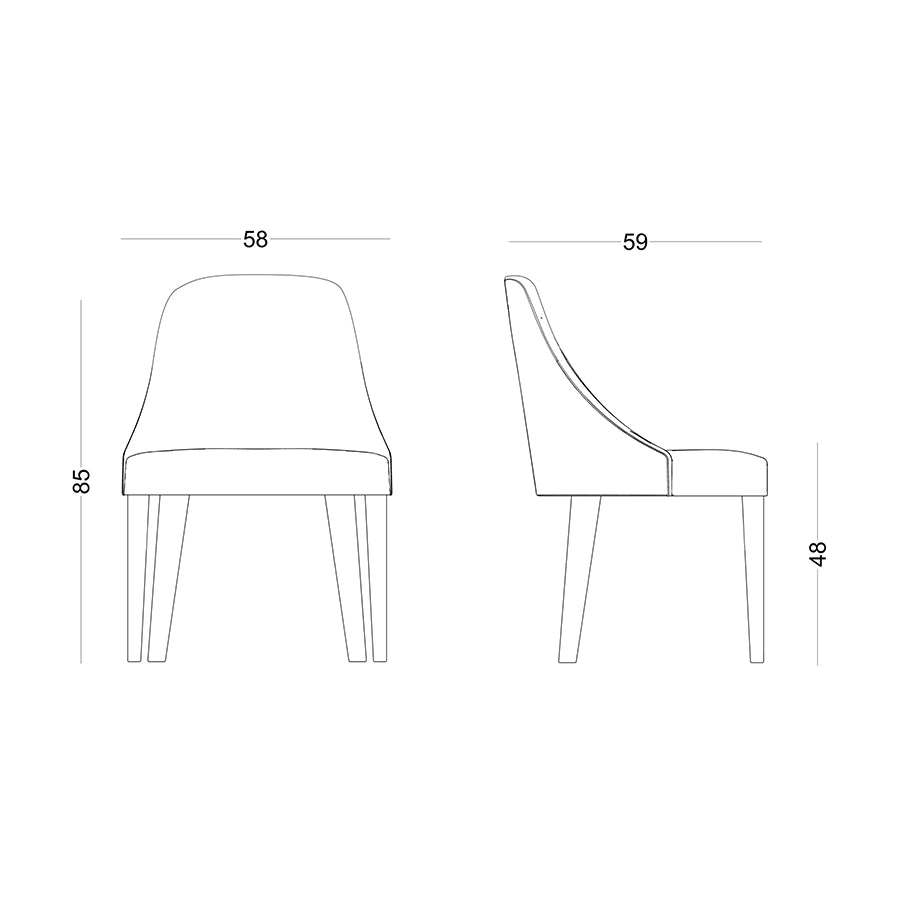 Silla Xally Redondeada Casual Solutions Ifdesign Store 006