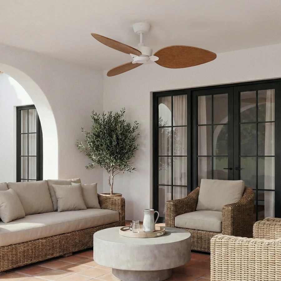 alma l 005 — Blanco / Madera media