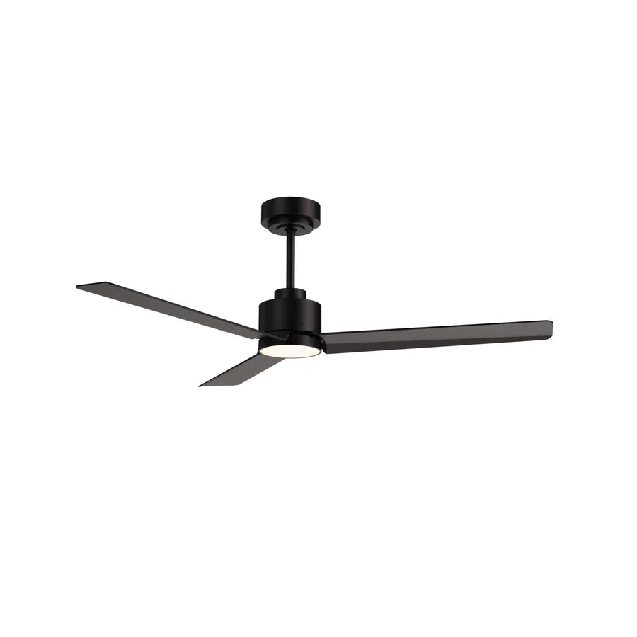 ventilador de techo anne m con luz 016 — Negro / Negro