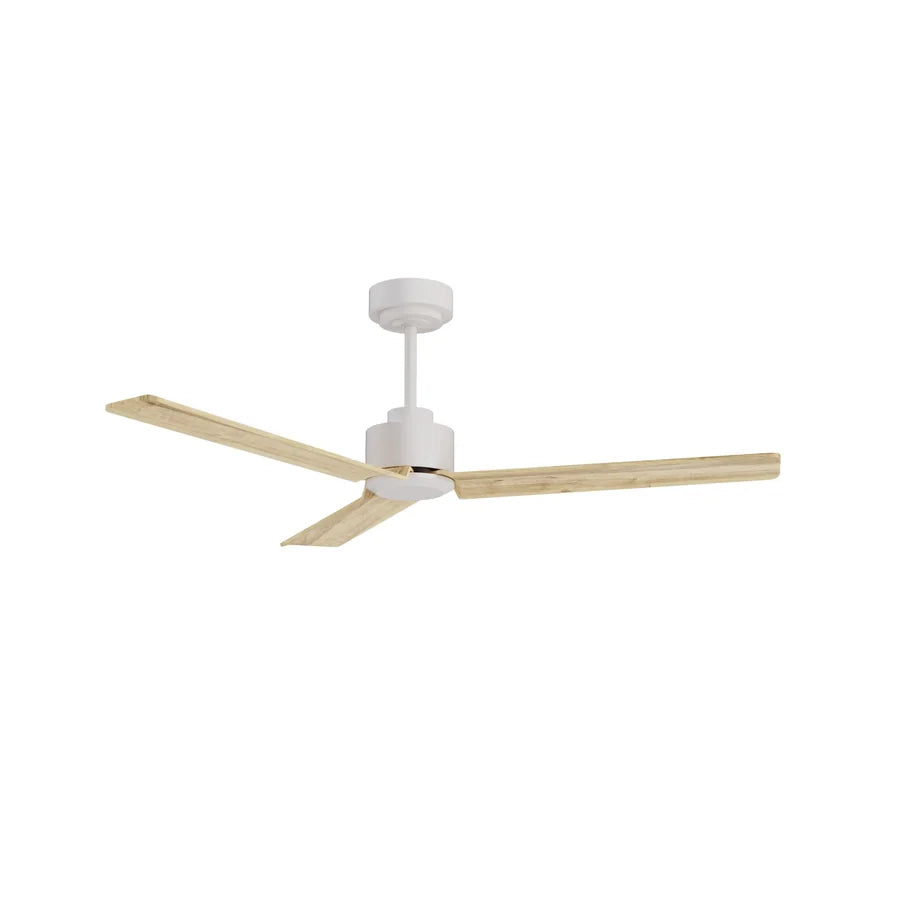 ventilador de techo anne m 002 — Blanco / Madera clara