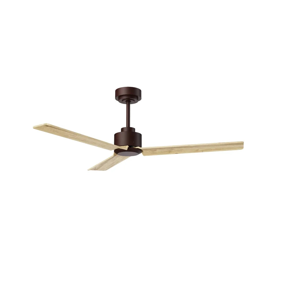 ventilador de techo anne m 009 — Marrón Óxido / Madera clara