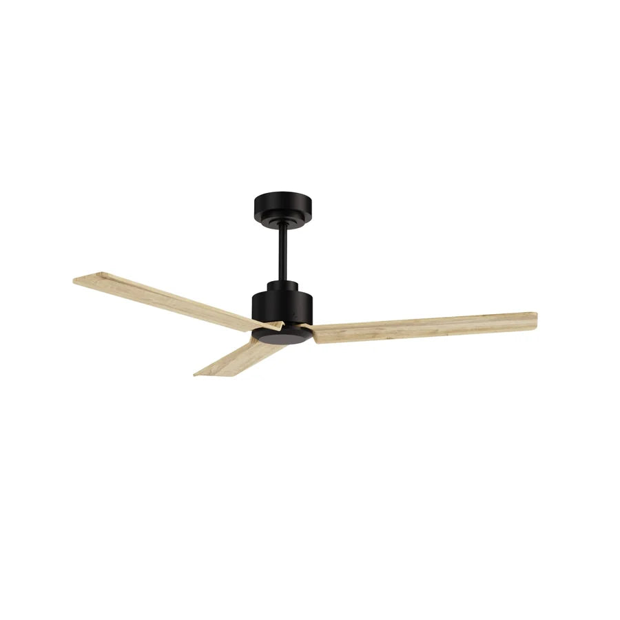ventilador de techo anne m 013 — Negro / Madera clara