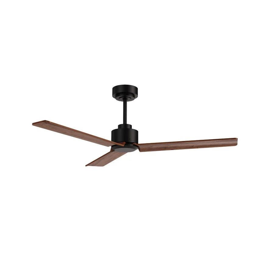 ventilador de techo anne m 015 — Negro / Madera oscura