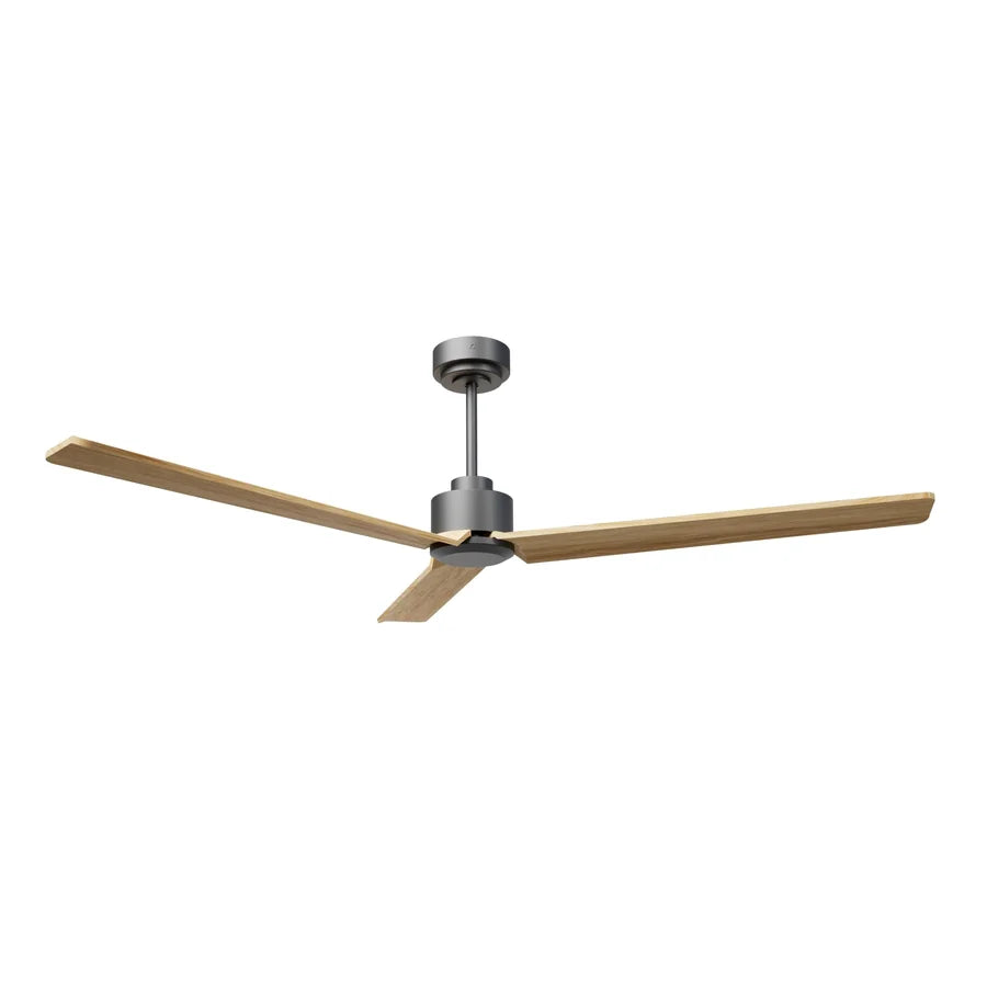 ventilador de techo anne xl 006 — Gris Grafito / Madera clara