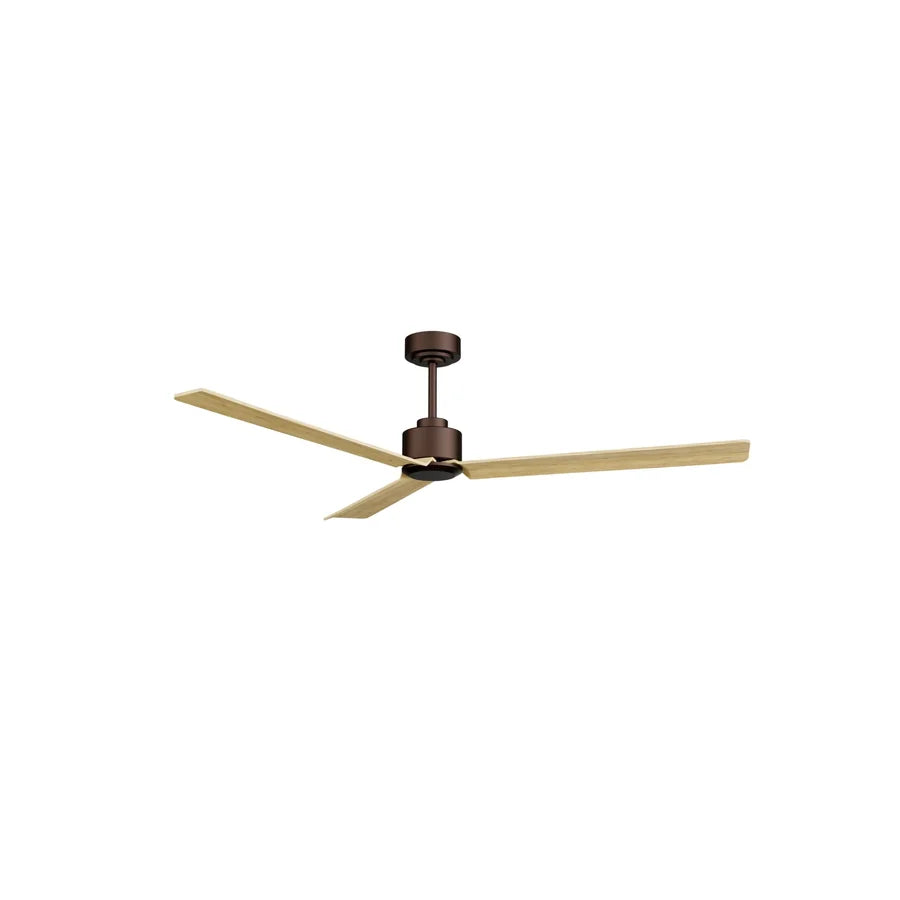 ventilador de techo anne xl 009 — Marrón Óxido / Madera clara