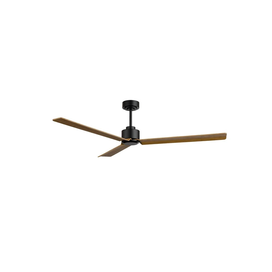 ventilador de techo anne xl 014 — Negro / Madera media