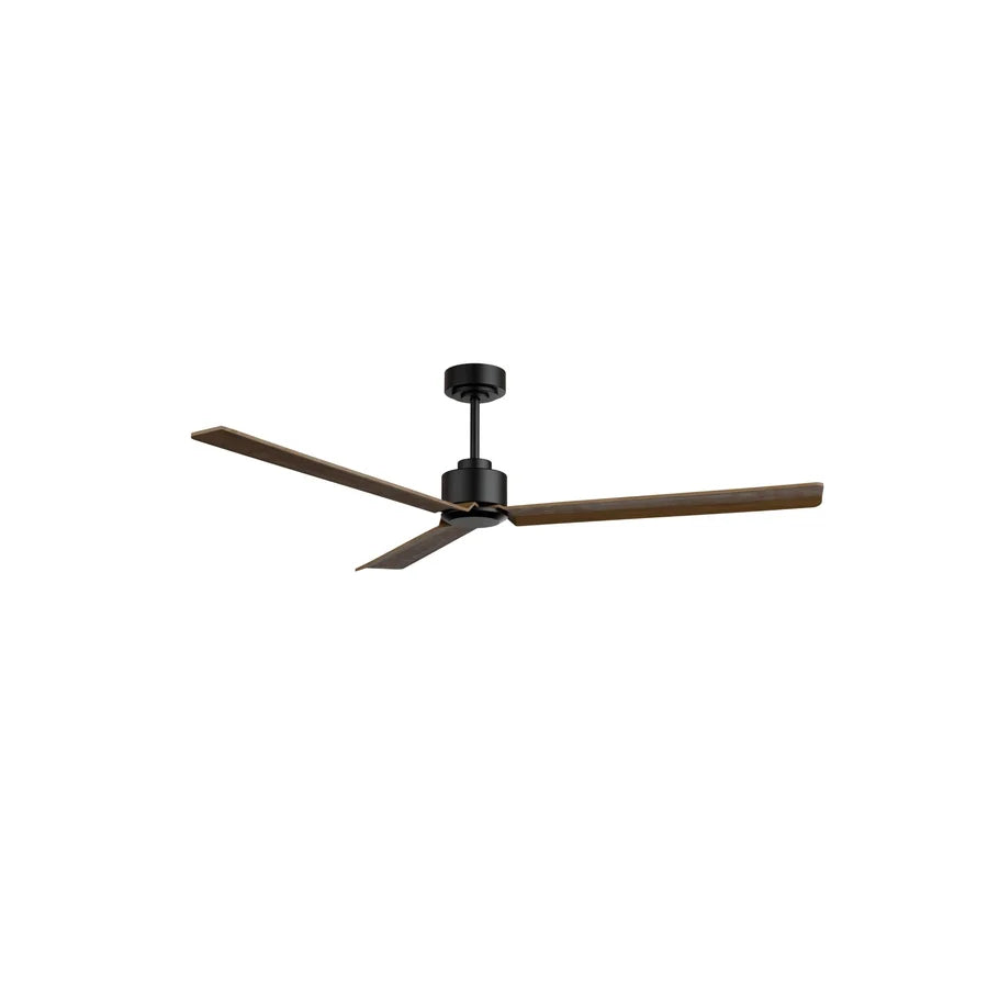 ventilador de techo anne xl 015 — Negro / Madera oscura
