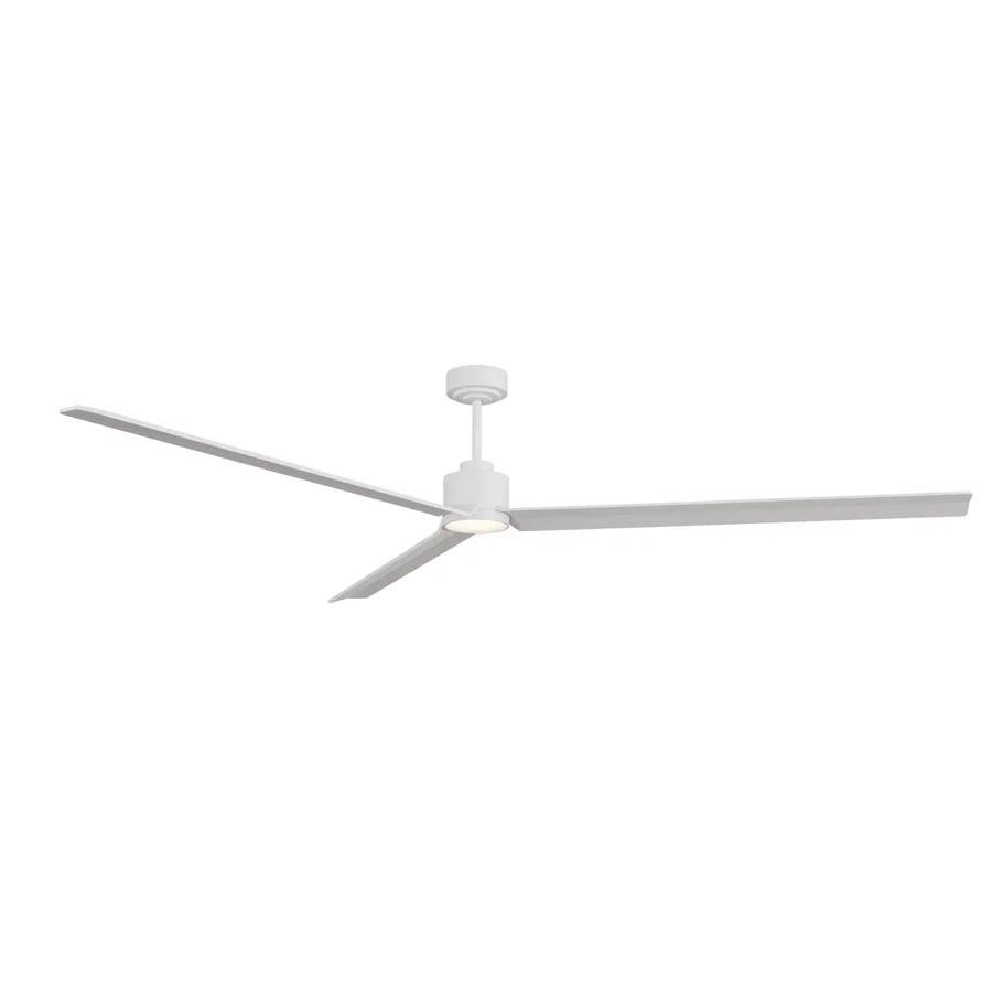 ventilador de techo anne xxl con luz 001 — Blanco / Blanco