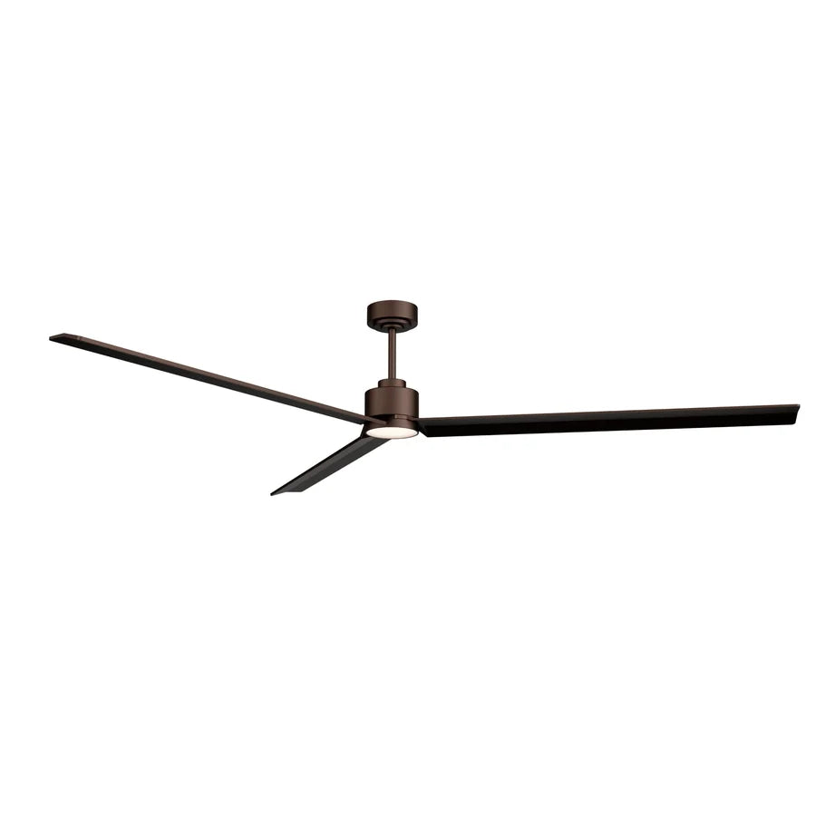 ventilador de techo anne xxl con luz 011 — Marrón Óxido / Marrón Óxido