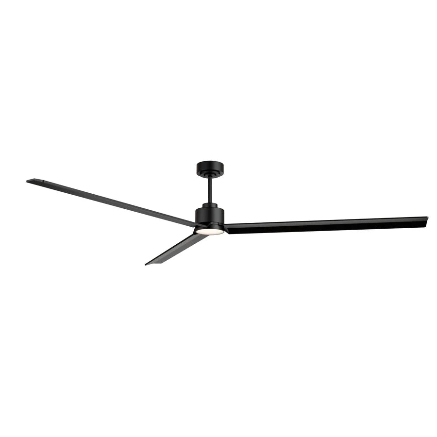 ventilador de techo anne xxl con luz 015 — Negro / Negro