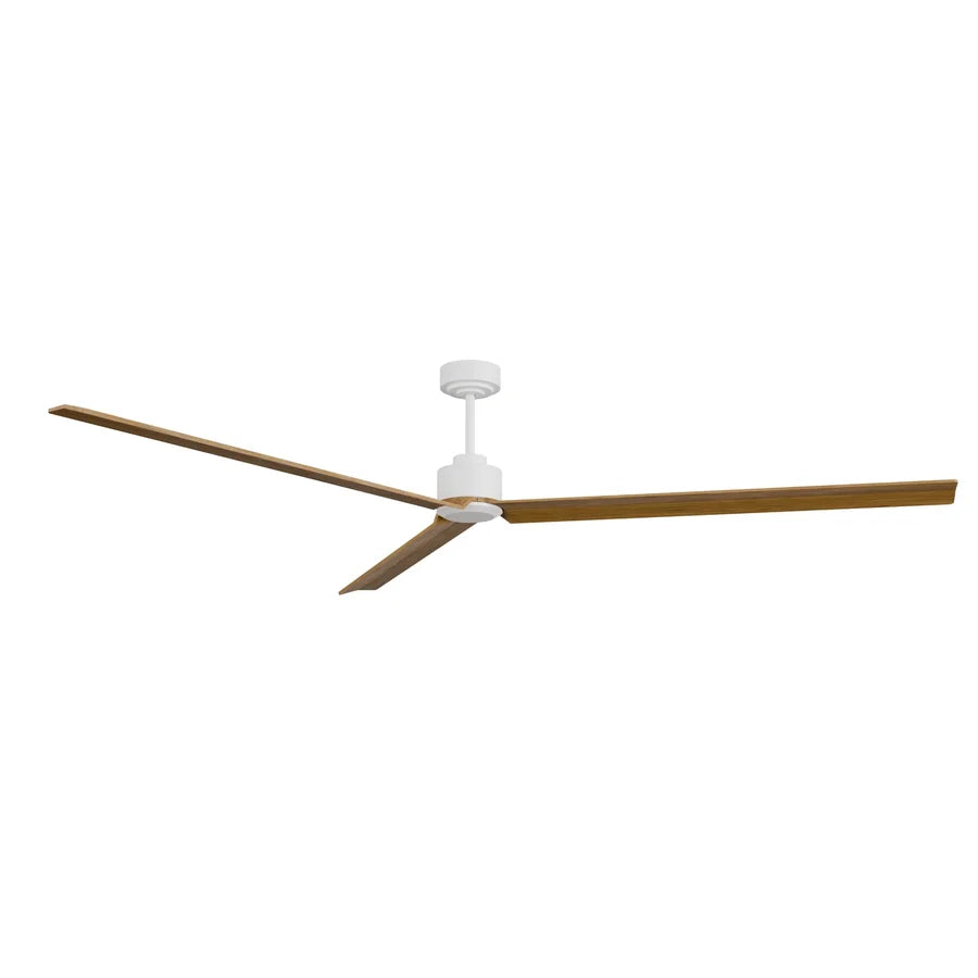ventilador de techo anne xxl 003 — Blanco / Madera media