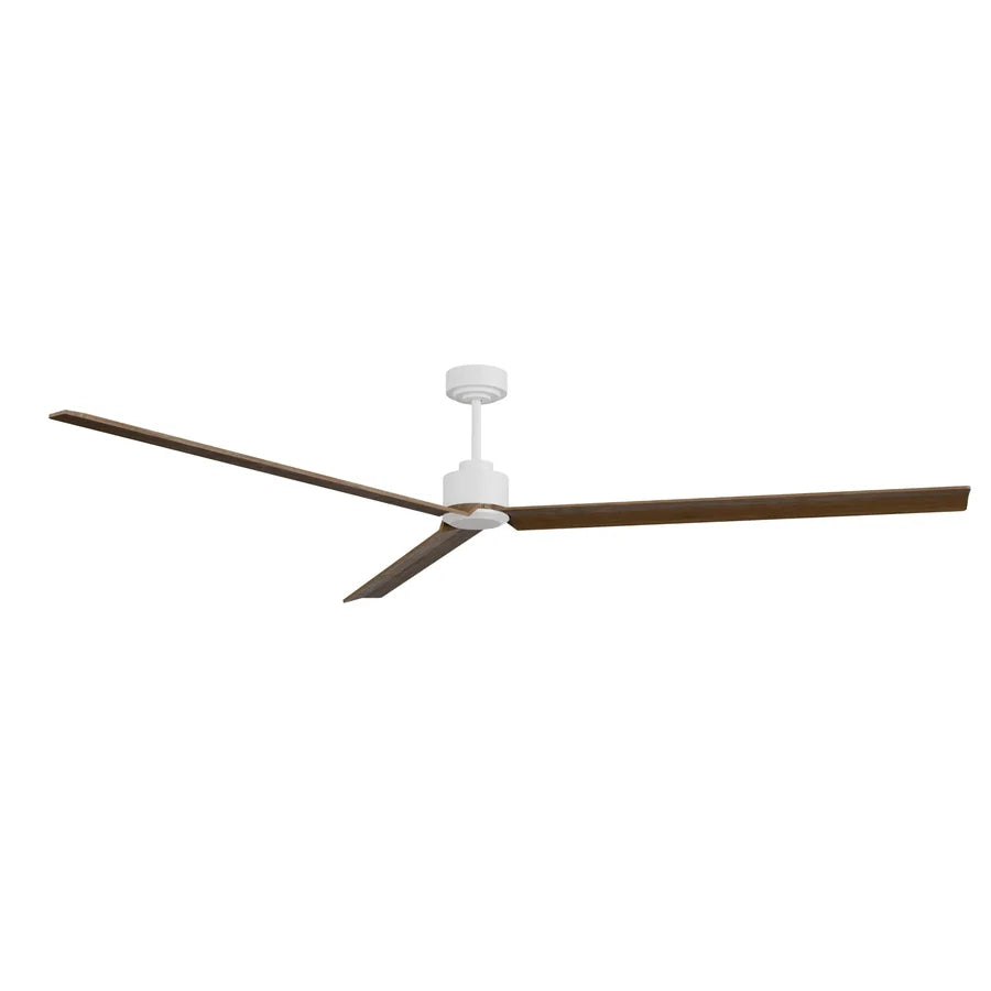 ventilador de techo anne xxl 004 — Blanco / Madera oscura