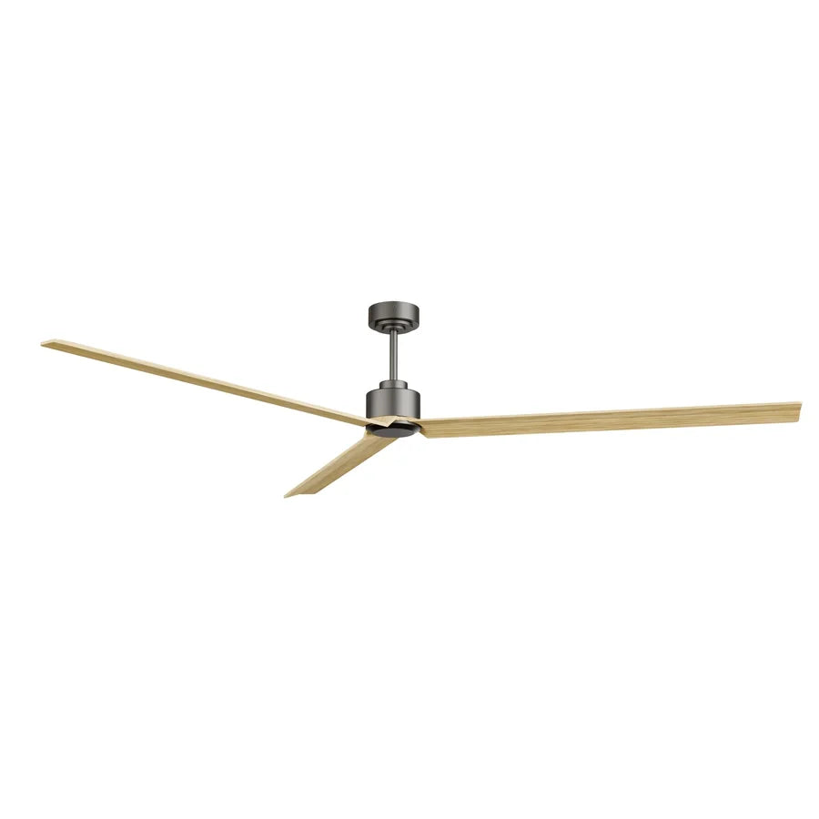 ventilador de techo anne xxl 006 — Gris Grafito / Madera clara