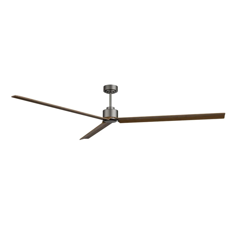 ventilador de techo anne xxl 008 — Gris Grafito / Madera oscura