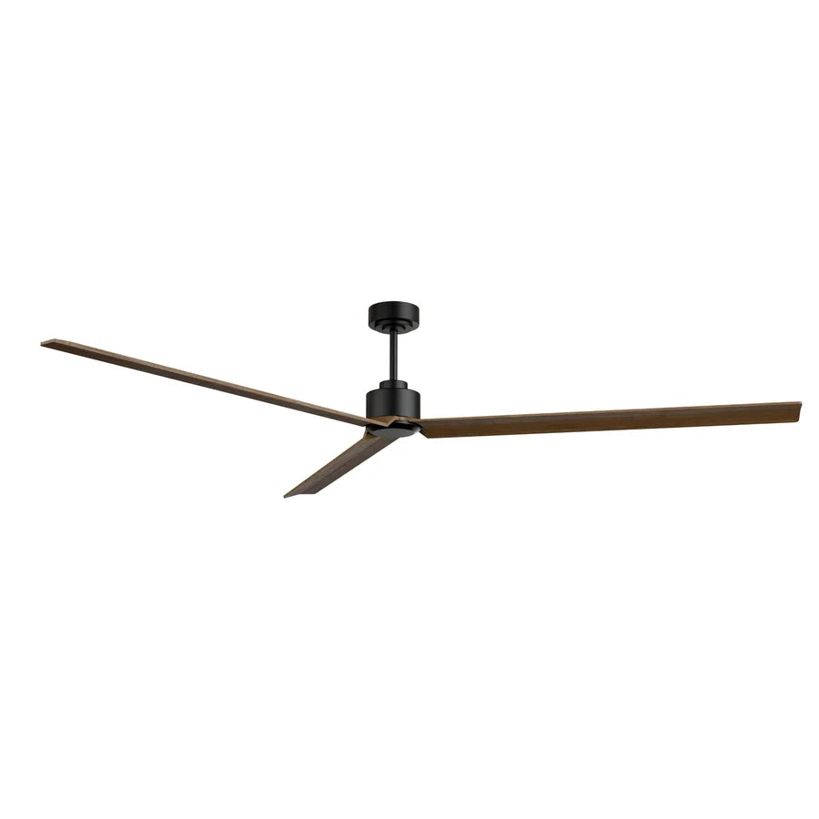 ventilador de techo anne xxl 015 — Negro / Madera oscura