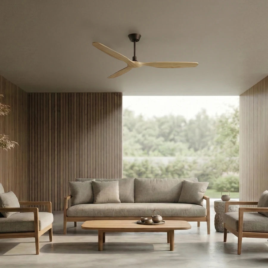 Balcony Neo L en acabado Marrón / Madera clara, ambiente