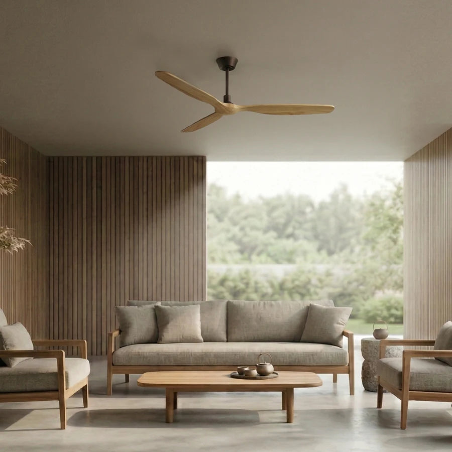 Balcony Neo L en acabado Marrón / Madera media, ambiente