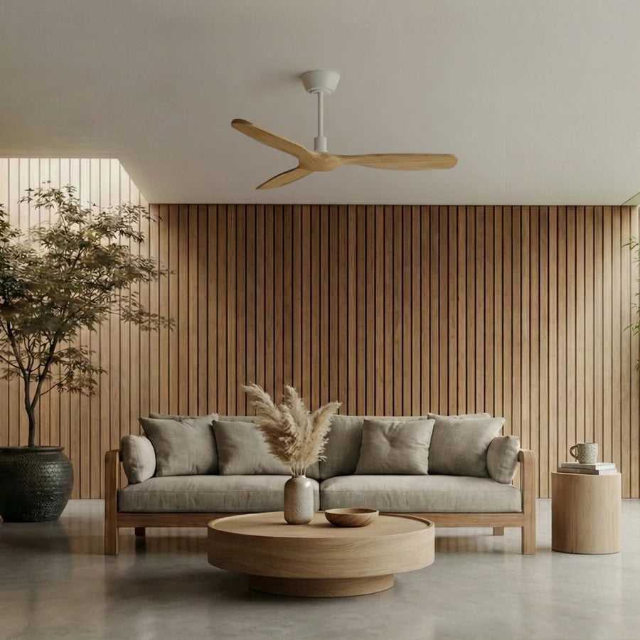 balcony neo m 002 — Blanco / Madera clara