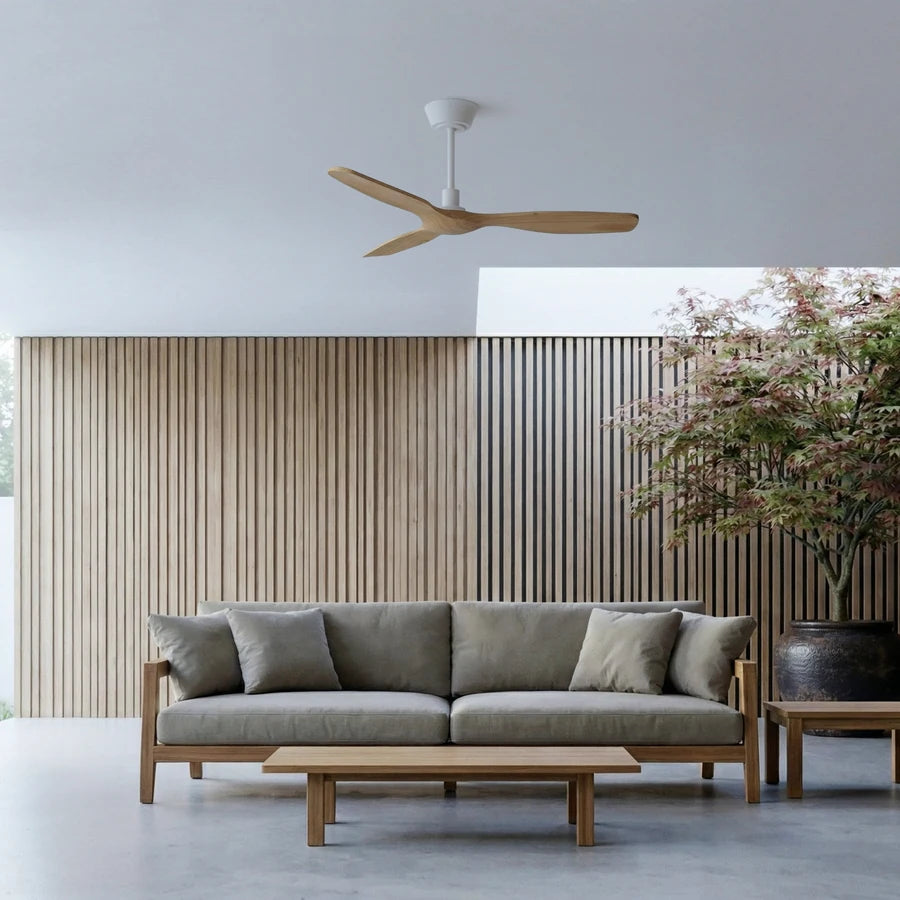 balcony neo m 005 — Blanco / Madera media