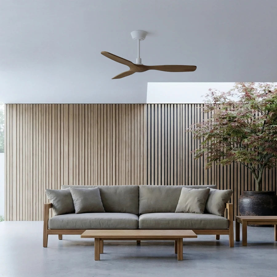 balcony neo m 008 — Blanco / Madera oscura