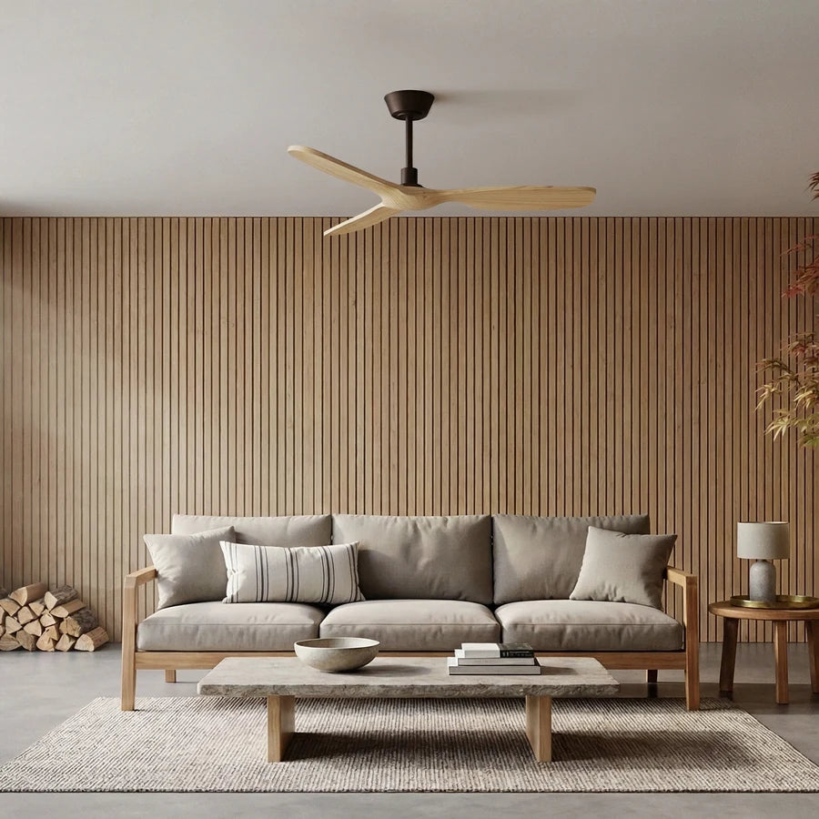balcony neo m 020 — Marrón / Madera clara