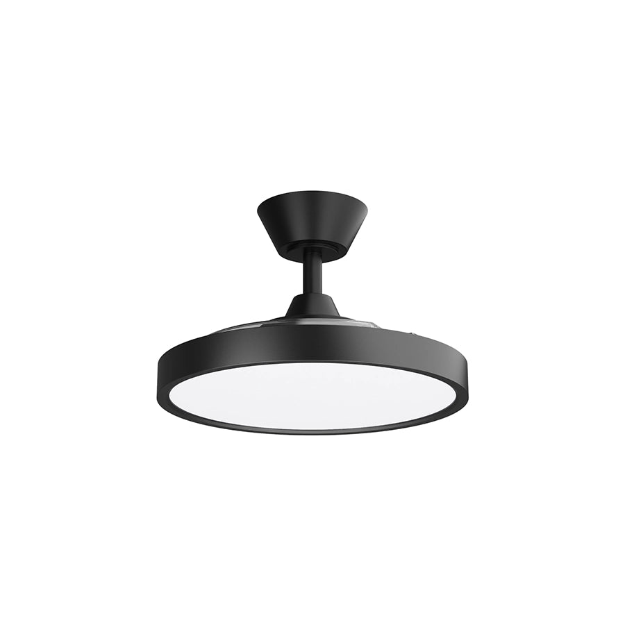 ventilador de techo bombay estilo s sulion ifdesign store 013 — palas recogidas, vista lateral