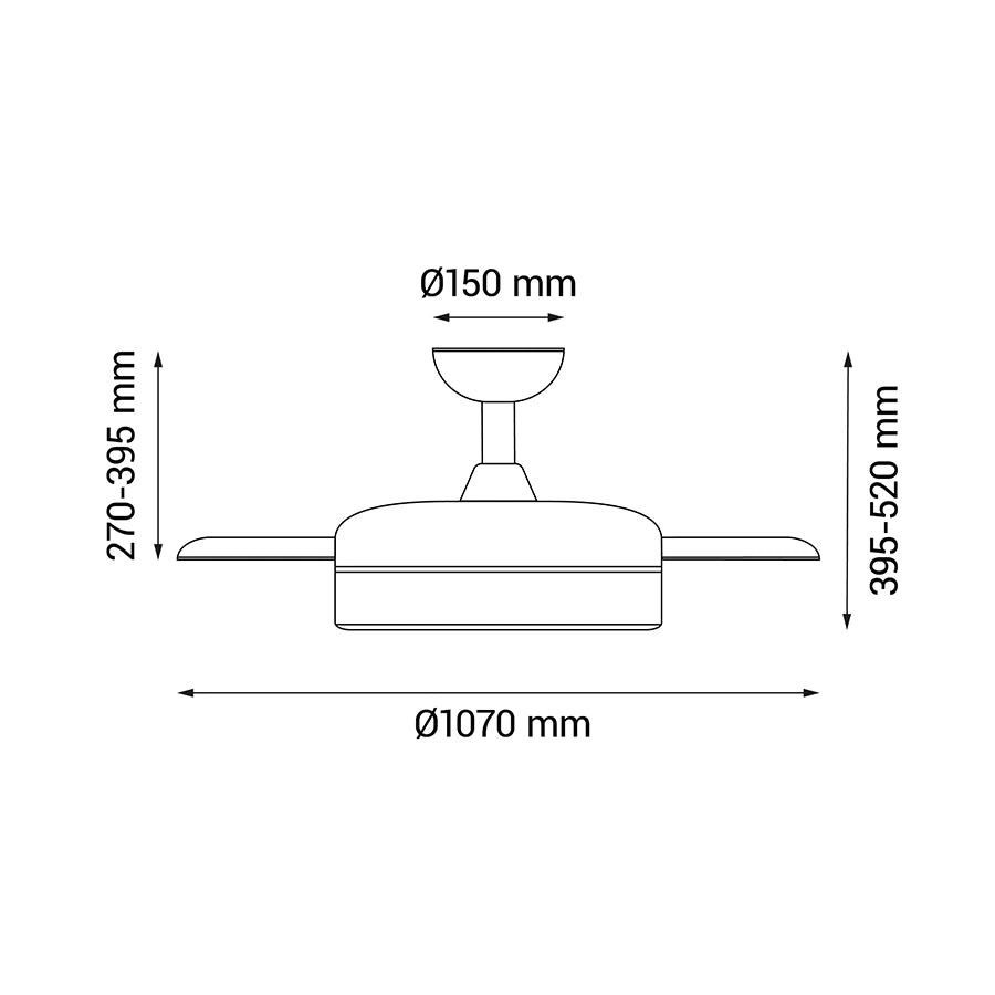 Ventilador de Techo Bombay L