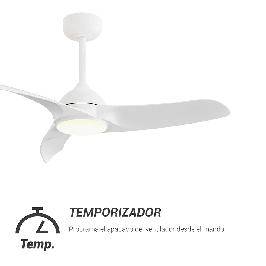 ventilador de techo diehl m sulion ifdesign store 015 — función temporizador, programable desde el mando