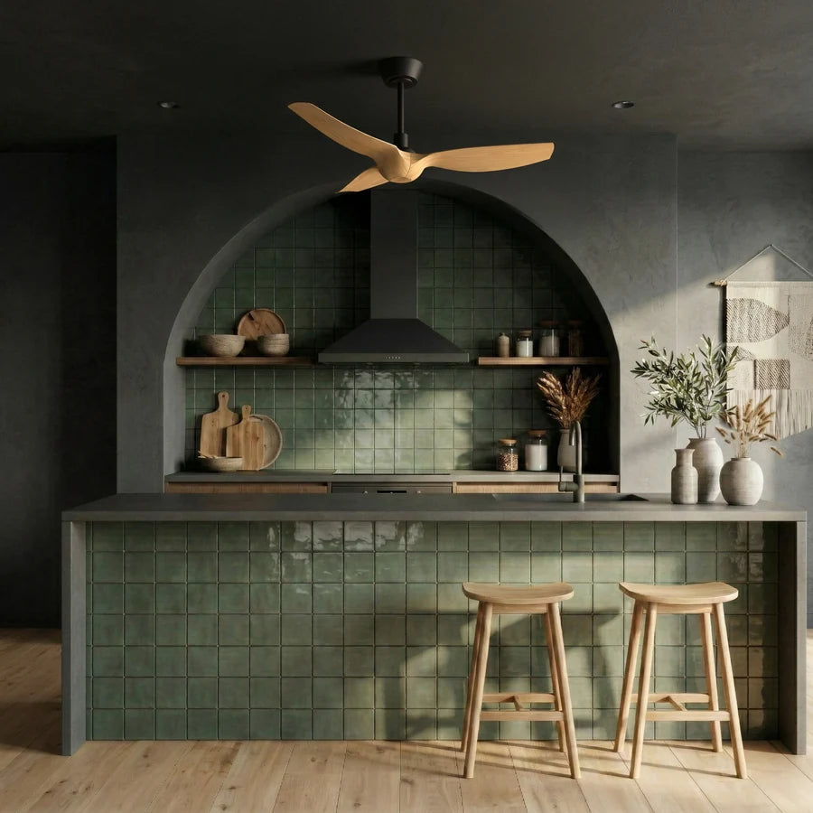 ivy neo s con luz 011 — Negro / Madera media