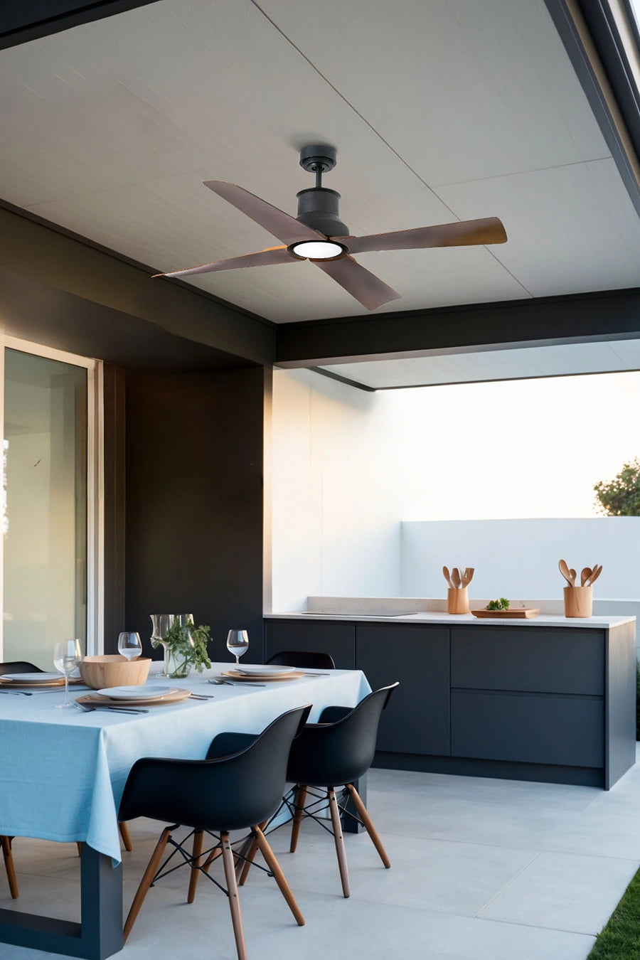 Ventilador De Techo Winche Con Luz Faro Barcelona Ifdesign Store 006