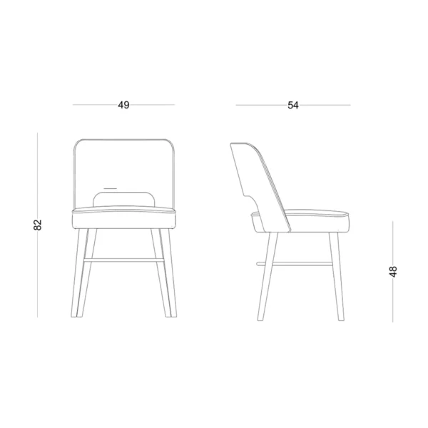 Silla Paulina Abierta Casual Solutions Ifdesign Store 013