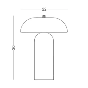 Lampara De Sobremesa Serrana Casual Solutions Ifdesign Store 004