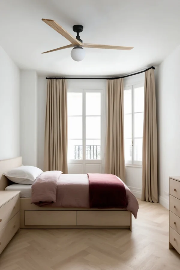 Ventilador De Techo Klim L Con Luz Faro Barcelona Ifdesign Store 020