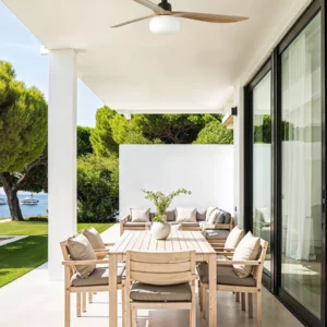 Ventilador De Techo Outwood Con Luz Faro Barcelona Ifdesign Store 007