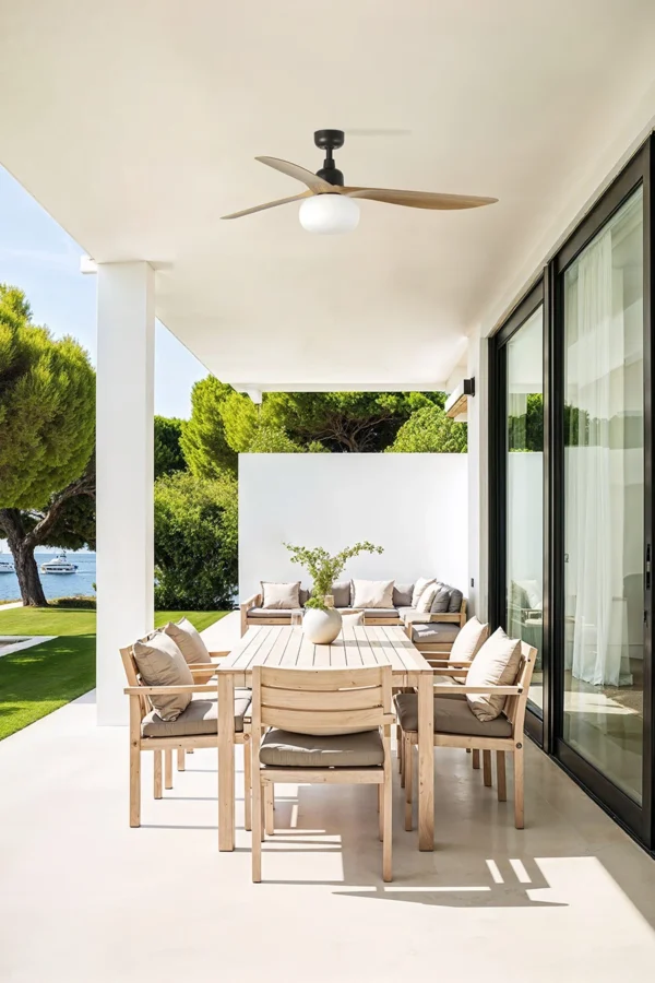 Ventilador De Techo Outwood Con Luz Faro Barcelona Ifdesign Store 007
