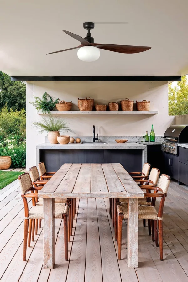 Ventilador De Techo Outwood Con Luz Faro Barcelona Ifdesign Store 025