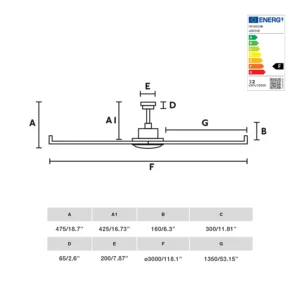 Ventilador De Techo Rotterdam 30 Con Luz Faro Barcelona Ifdesign Store 009