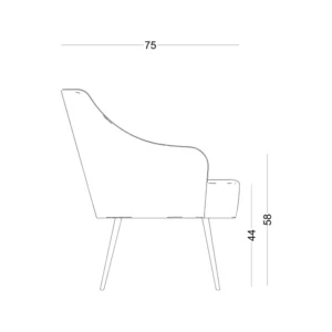 Sillon Sheila Metal Casual Solutions Ifdesign Store 009